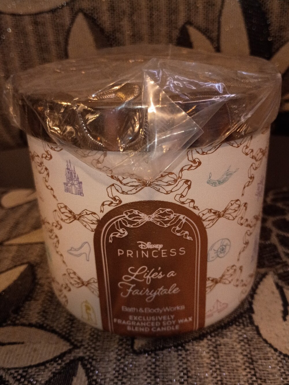 NWT Bath & Body Works Life's A Fairytale Disney Princess Candle 3-Wick